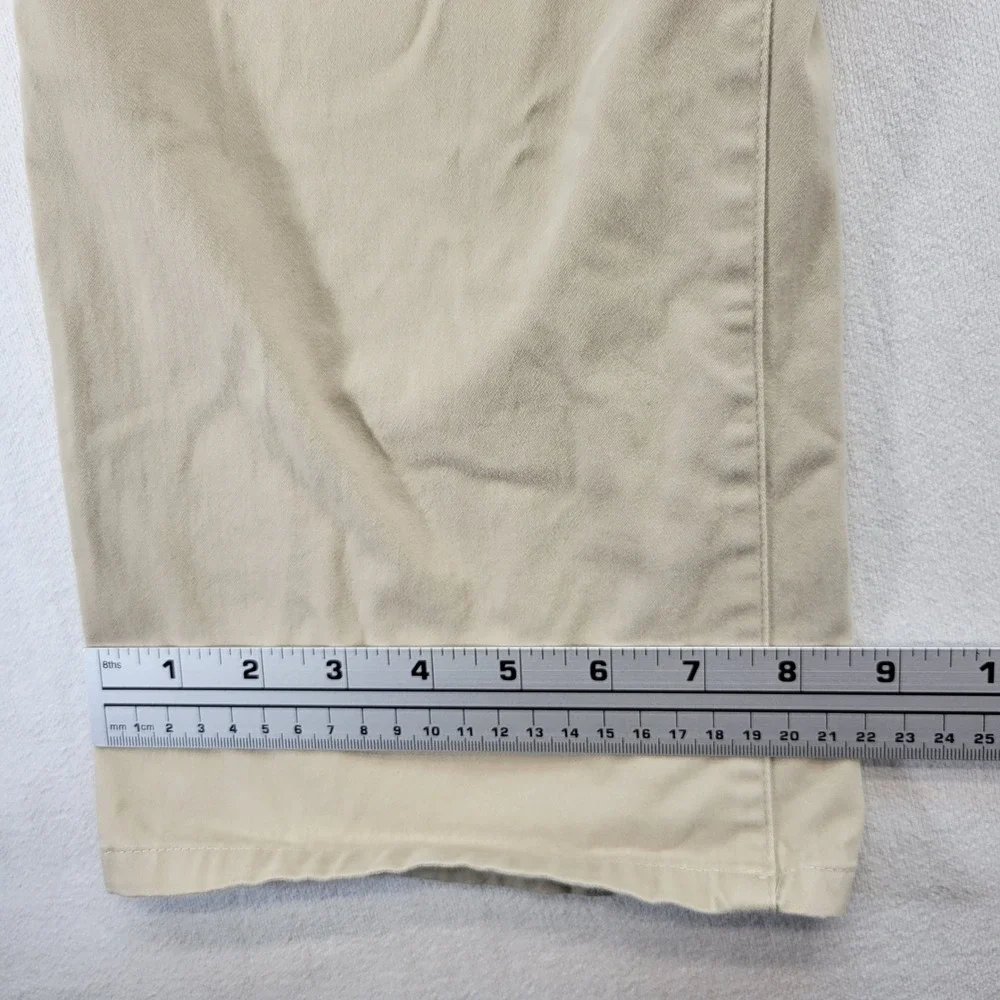 Polo Ralph Lauren Pants Mens 36x34 Tan Straight Leg Cotton Stretch Chino